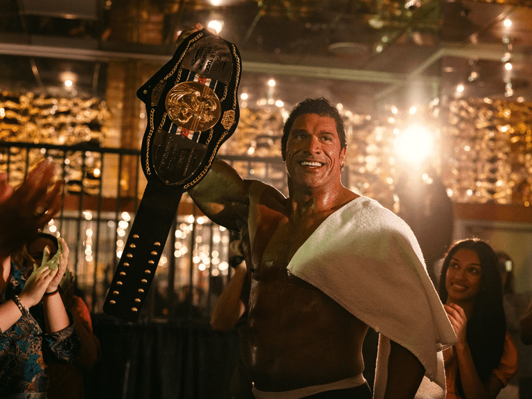 (L-R) Dwayne Johnson | Credit: Eric Zachanowich