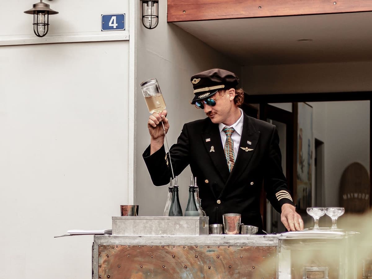 Trolley'd cocktail hire