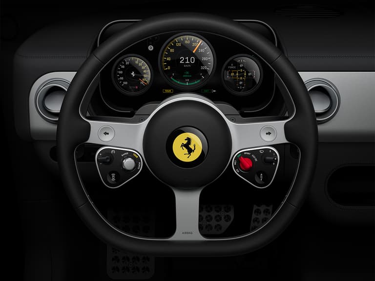 Ferrari luce steering wheel