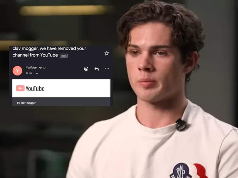 Clavicular banned from youtube