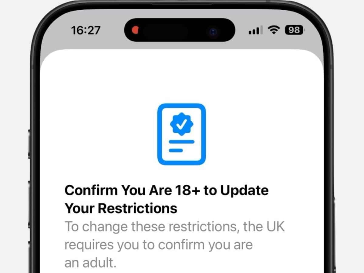 Ios device based aged verification apple