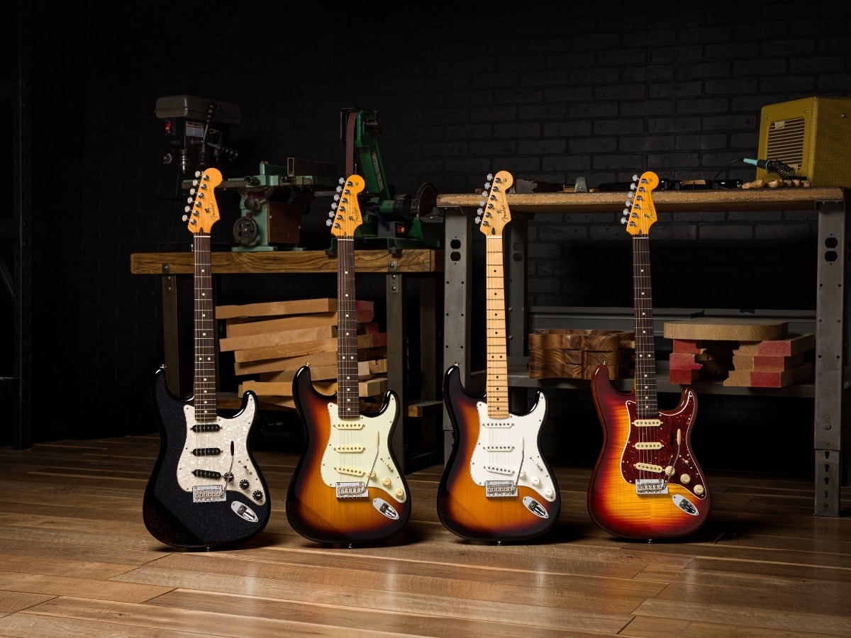 Fender stratocasters 70th anniversary