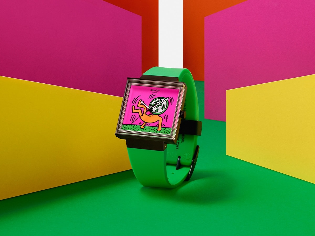 Swatch BREAKS OFF watch inspired by Keith Haring