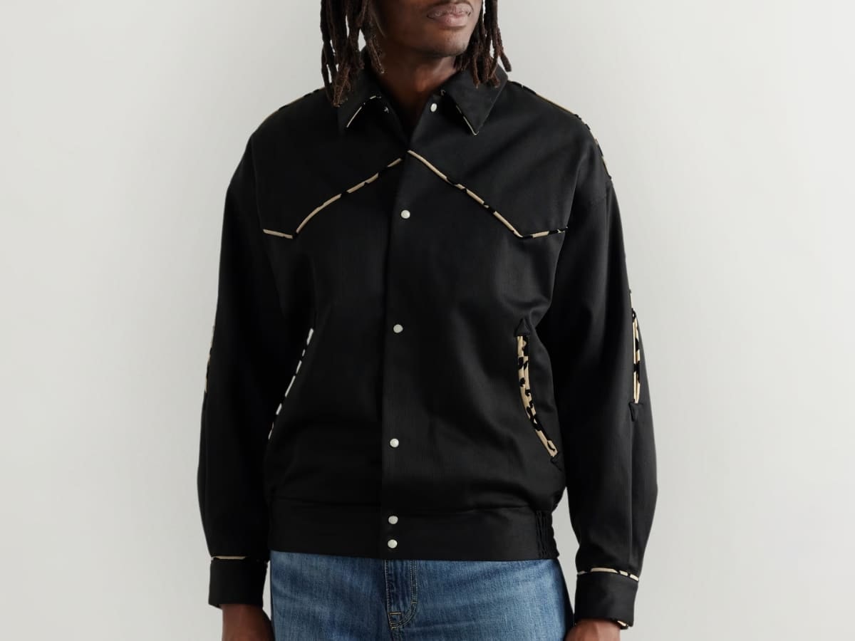 Wacko maria leopard print western jacket 2