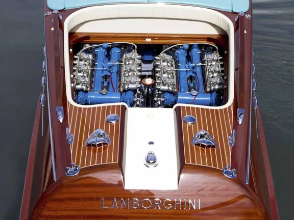 Lamborghinis rare riva aquarama boat is for sale