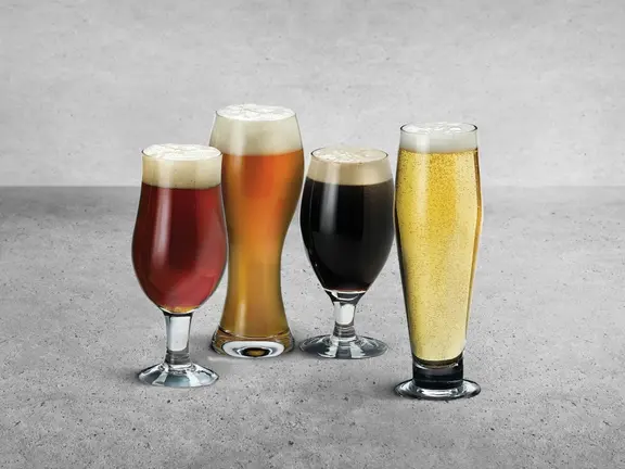 Types of beer glasses 1