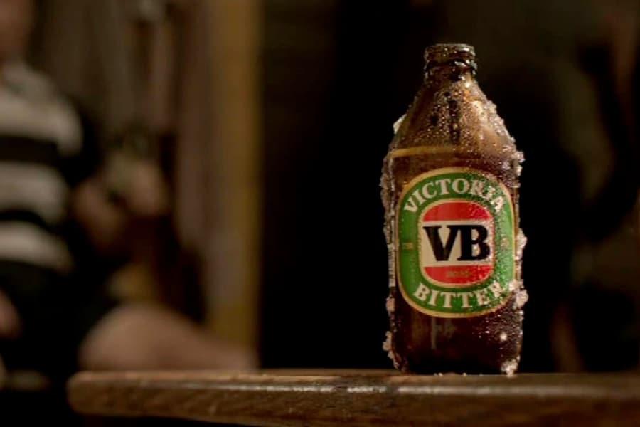 Victoria Bitter bottle