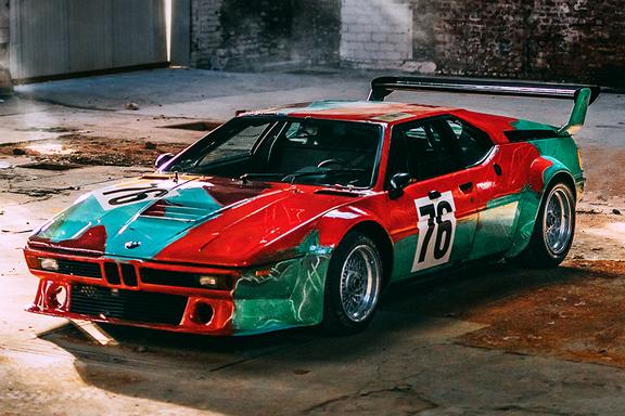 Andy Warhol’s One-Of-A-Kind BMW M1 side view