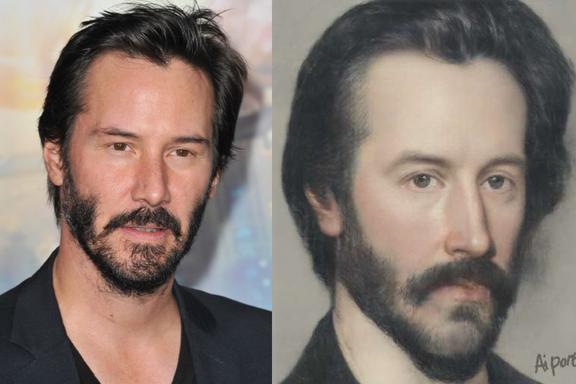 Keanu Reeves and his AI Classic Painting