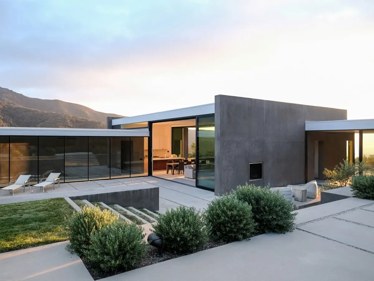 wild lilac house top view