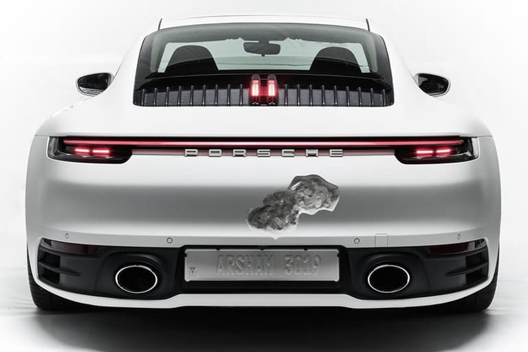 Daniel Arsham porsche 911 back view