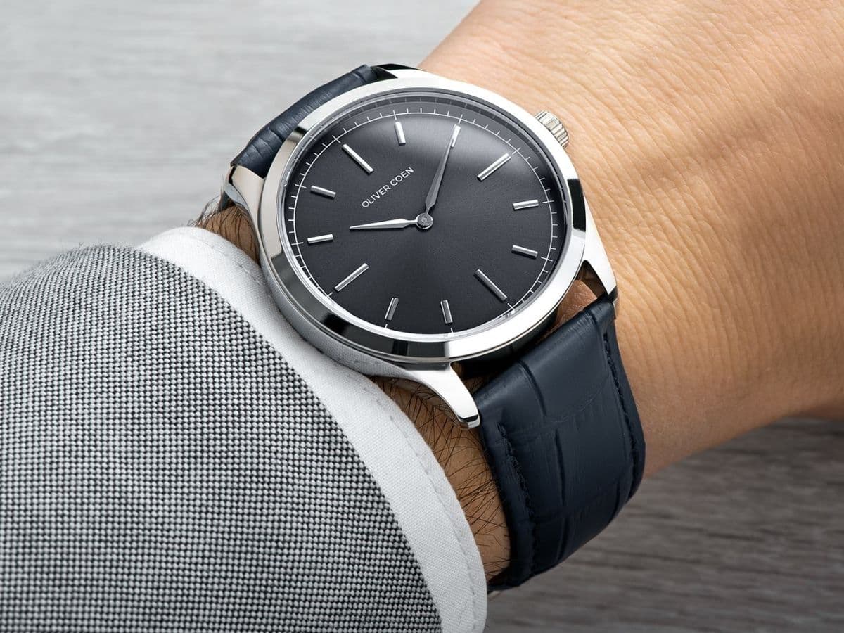 Oliver watch on a man's wrist