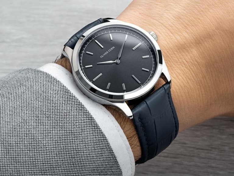 Oliver watch on a man's wrist