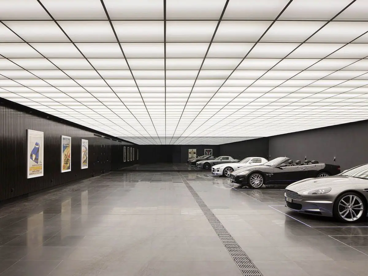 Epic batman garage in wayne manor house in toorak