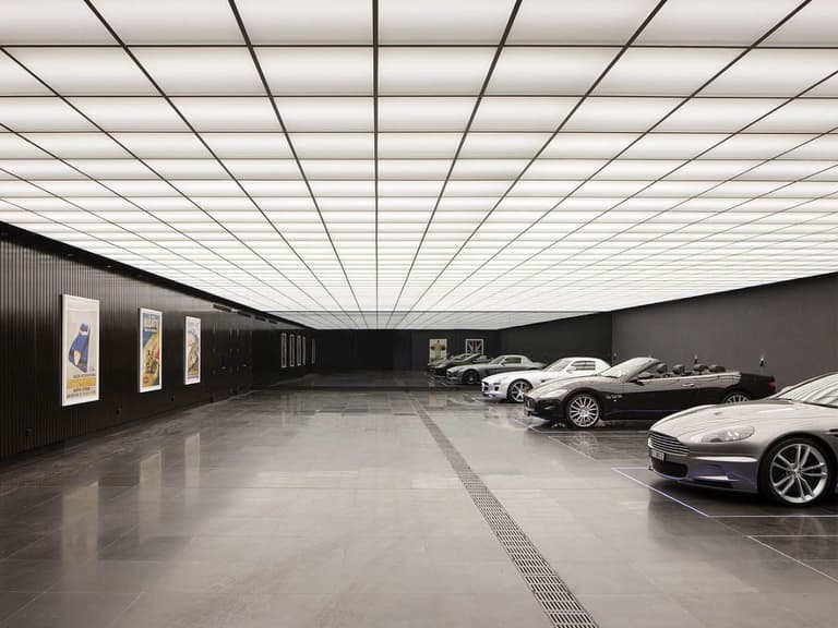 Epic batman garage in wayne manor house in toorak