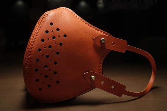 Fino Leather Face Mask side