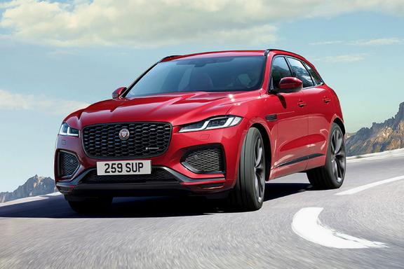 new jaguar f-pace in red