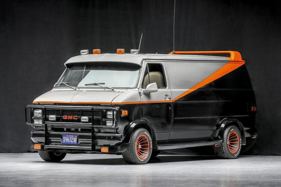 A Team Van up for auction vehicle