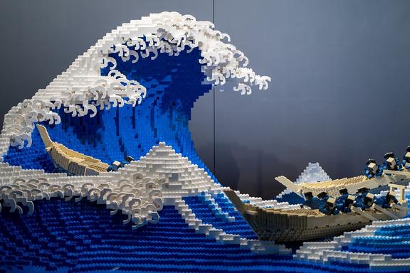 The Great Wave Lego