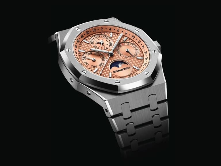 Audemars piguet royal oak perpetual calendar salmon dial