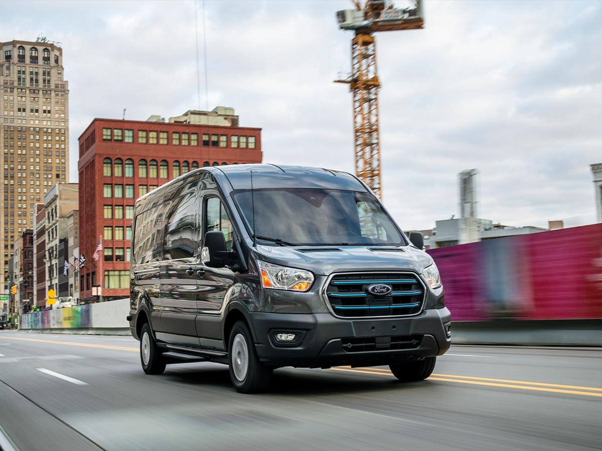 2022 ford e transit front end