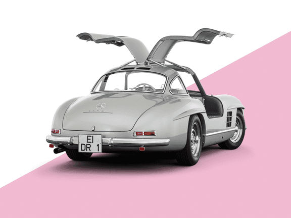 Brabus 300sl gullwing with wings up
