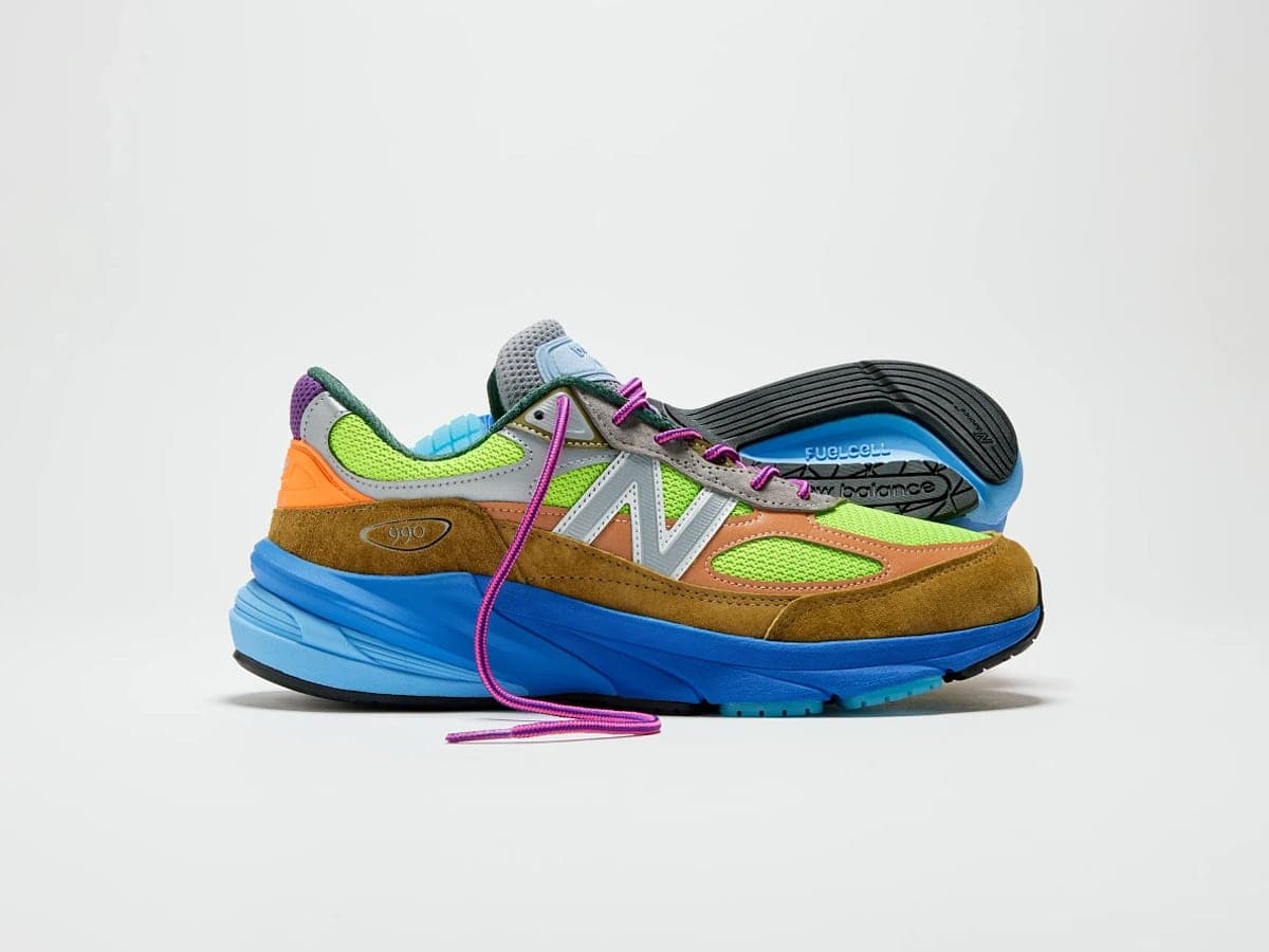 Action bronson new balance 990v6 baklava side