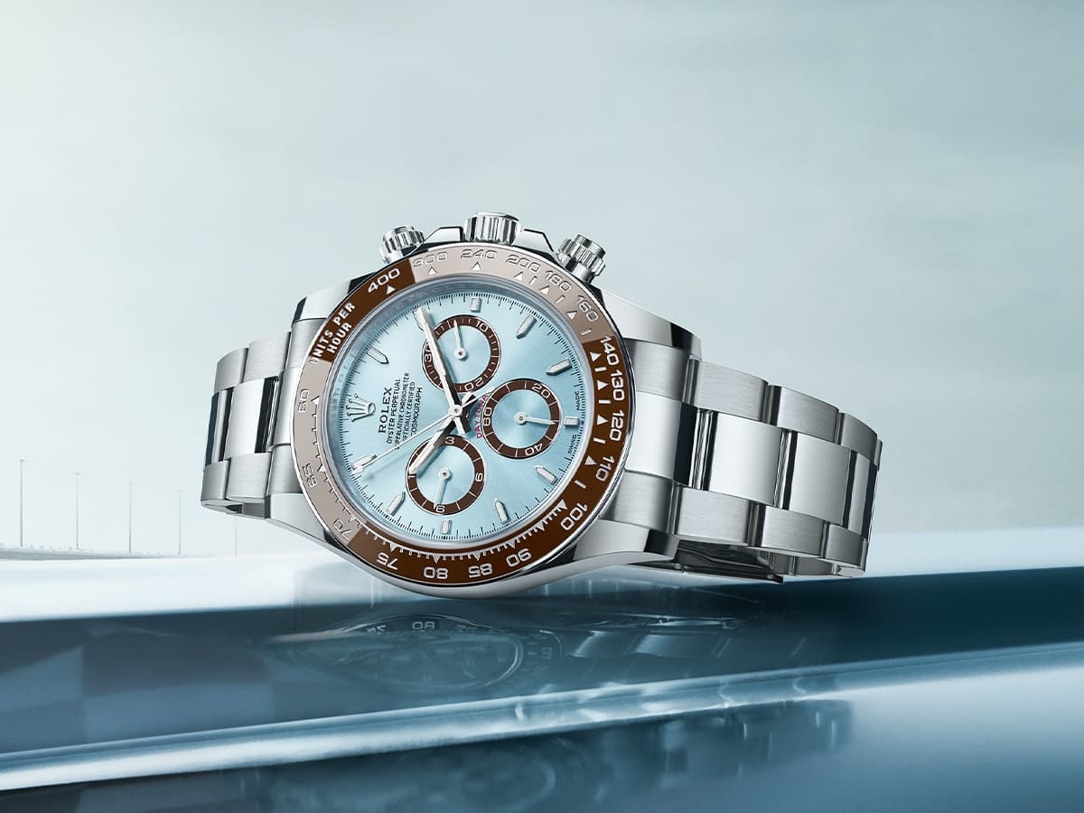 Cosmograph daytona 950 platinum ice blue dial