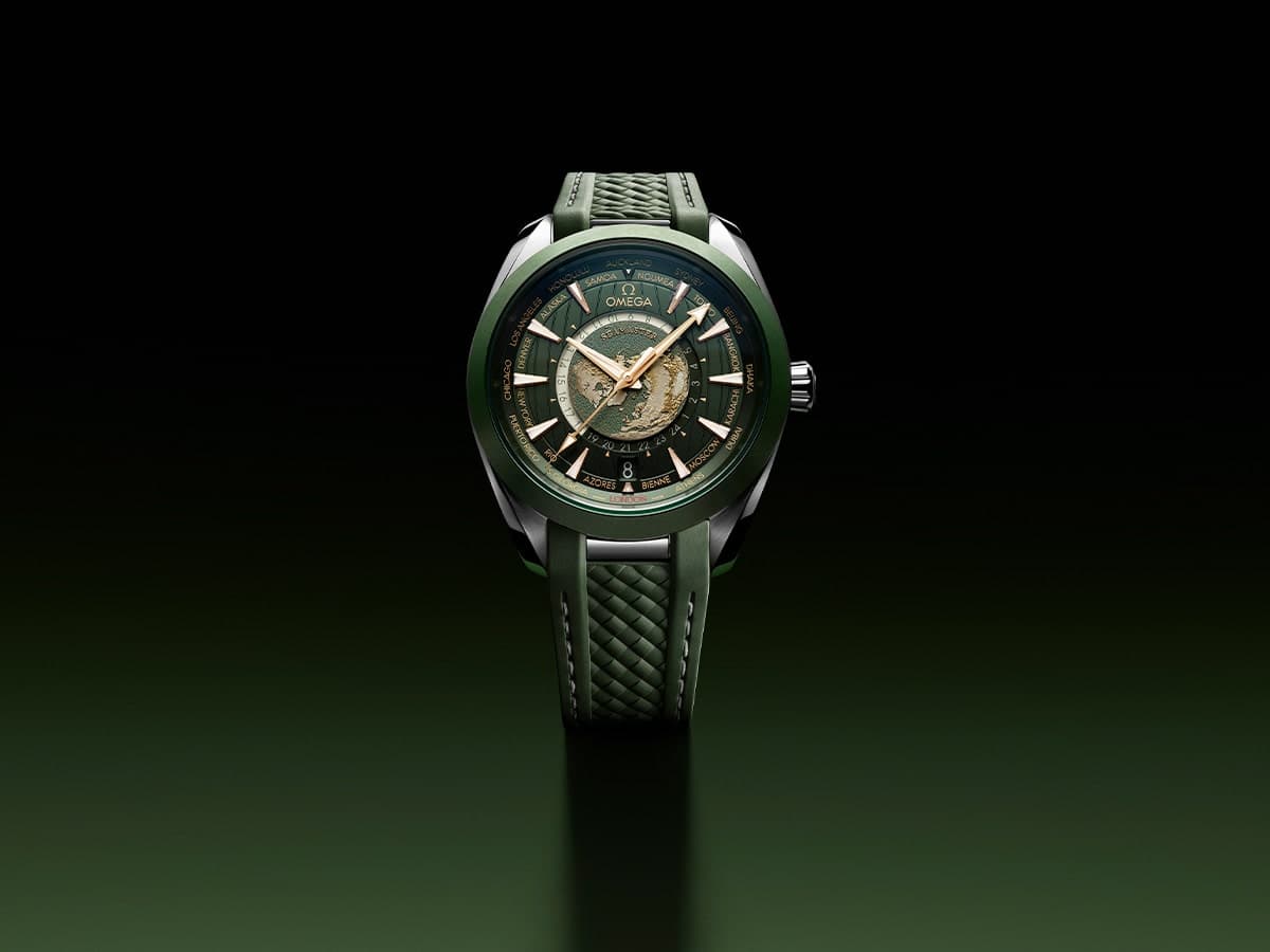OMEGA Aqua Terra Worldtimer 220.32.43.22.10.001| Image: OMEGA