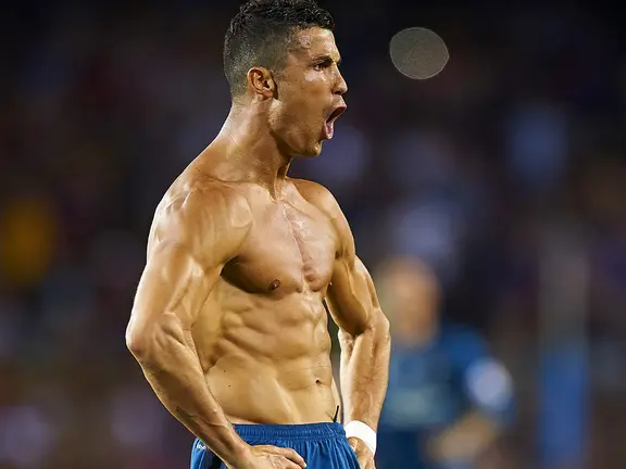 Shirtless Cristiano Ronaldo