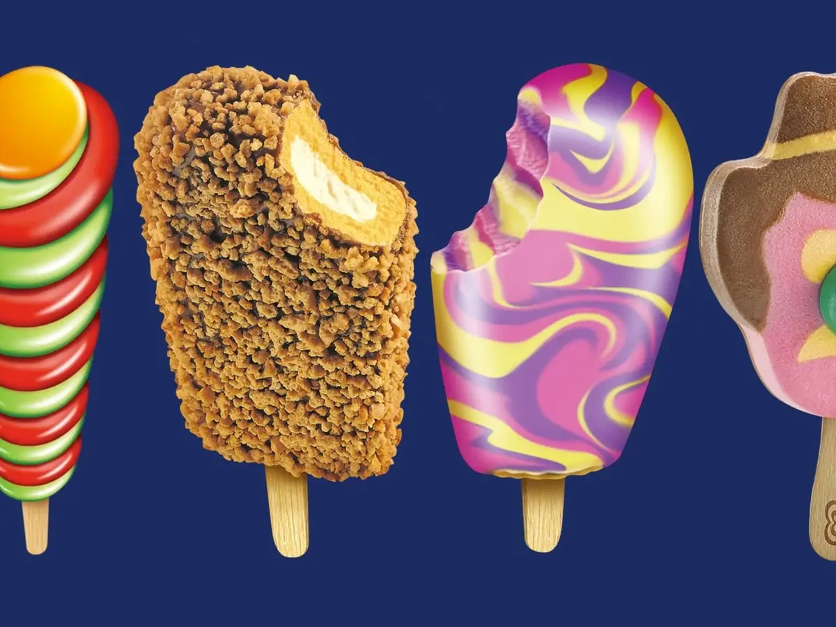 Assorted ice creams