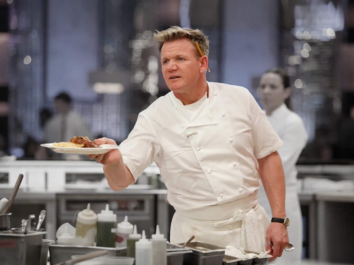 Gordon Ramsay in 'Hell's Kitchen USA' | Image: BINGE