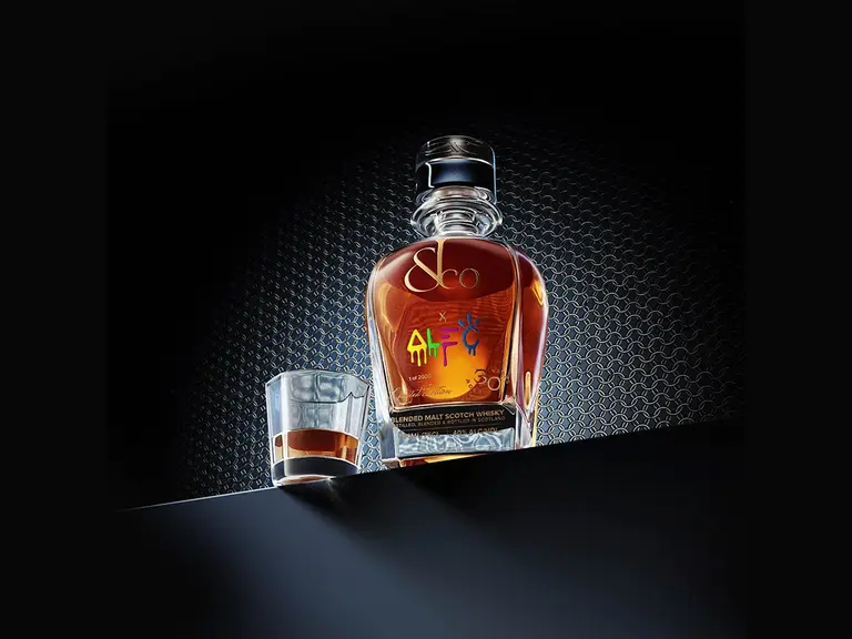 Jacob & Co x Alec Monopoly Blended Malt Scotch Whisky | Image: Jacob & Co