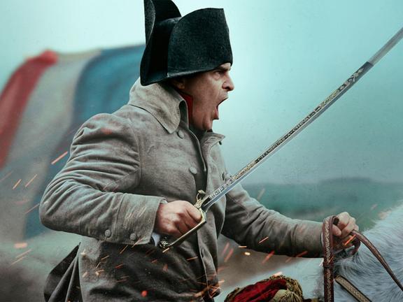 Joaquin Phoenix in 'Napoleon' (2023) | Image: Sony Entertainment