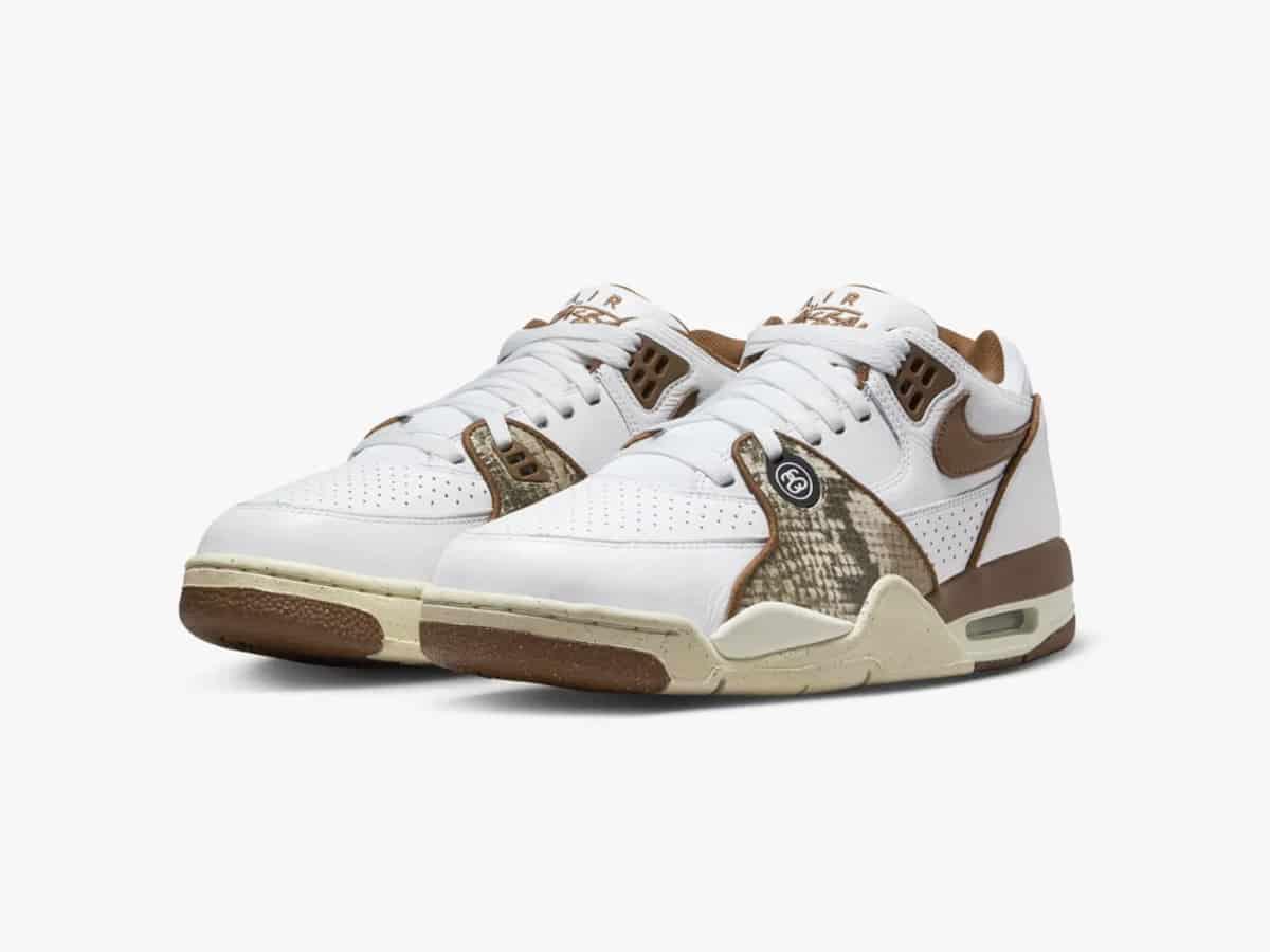Nike Air Flight 89 Low x Stüssy 'White and Pecan' | Image: Nike