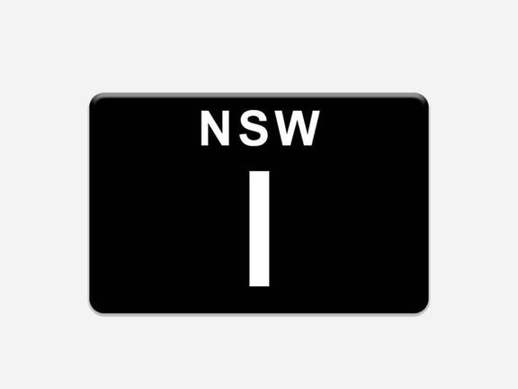 Nsw number plate 1