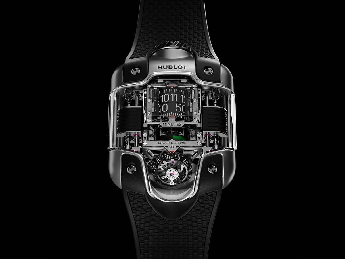 Hublot MP-10 Tourbillon Weight Energy System Titanium | Image: Hublot
