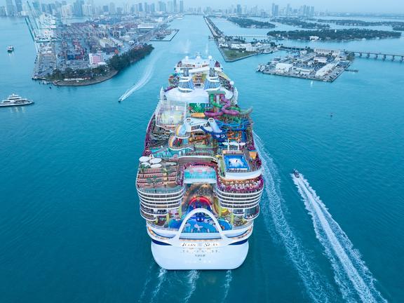 Royal caribbean’s highly anticipated icon of the seas arrives for the first time