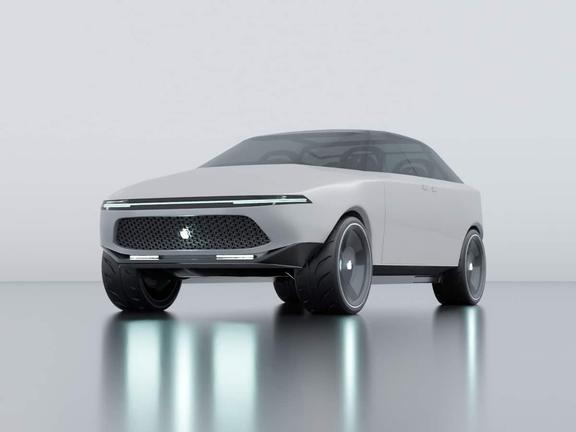 A render of the Apple Car | Image: Vanarama