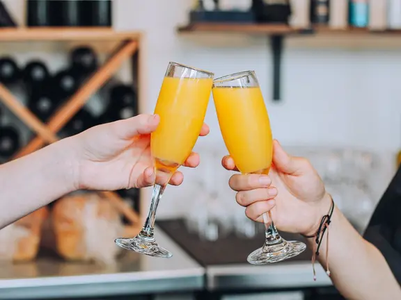 Mimosa breakfast cocktails | Image: Franklin Bakehouse