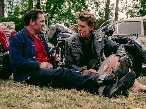 Tom Hardy and Austin Butler in 'The Bikeriders' (2024) | Image: Universal Pictures