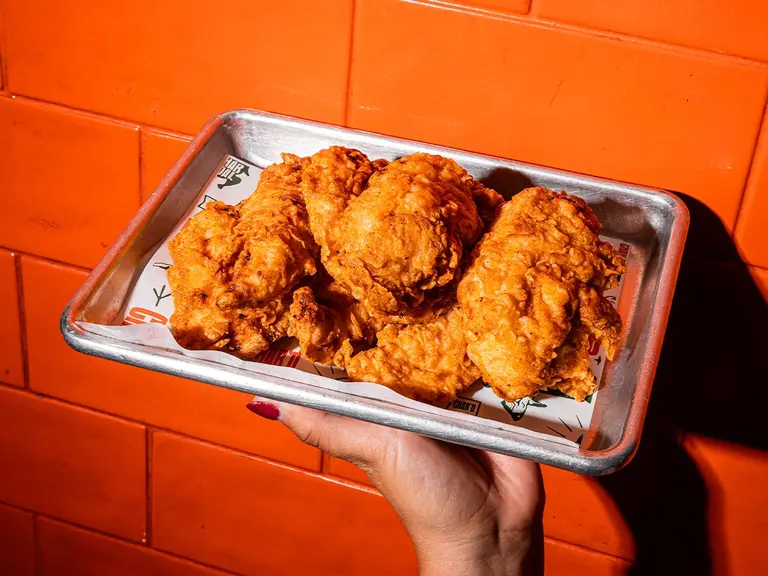 Char'd chicken sydney fried
