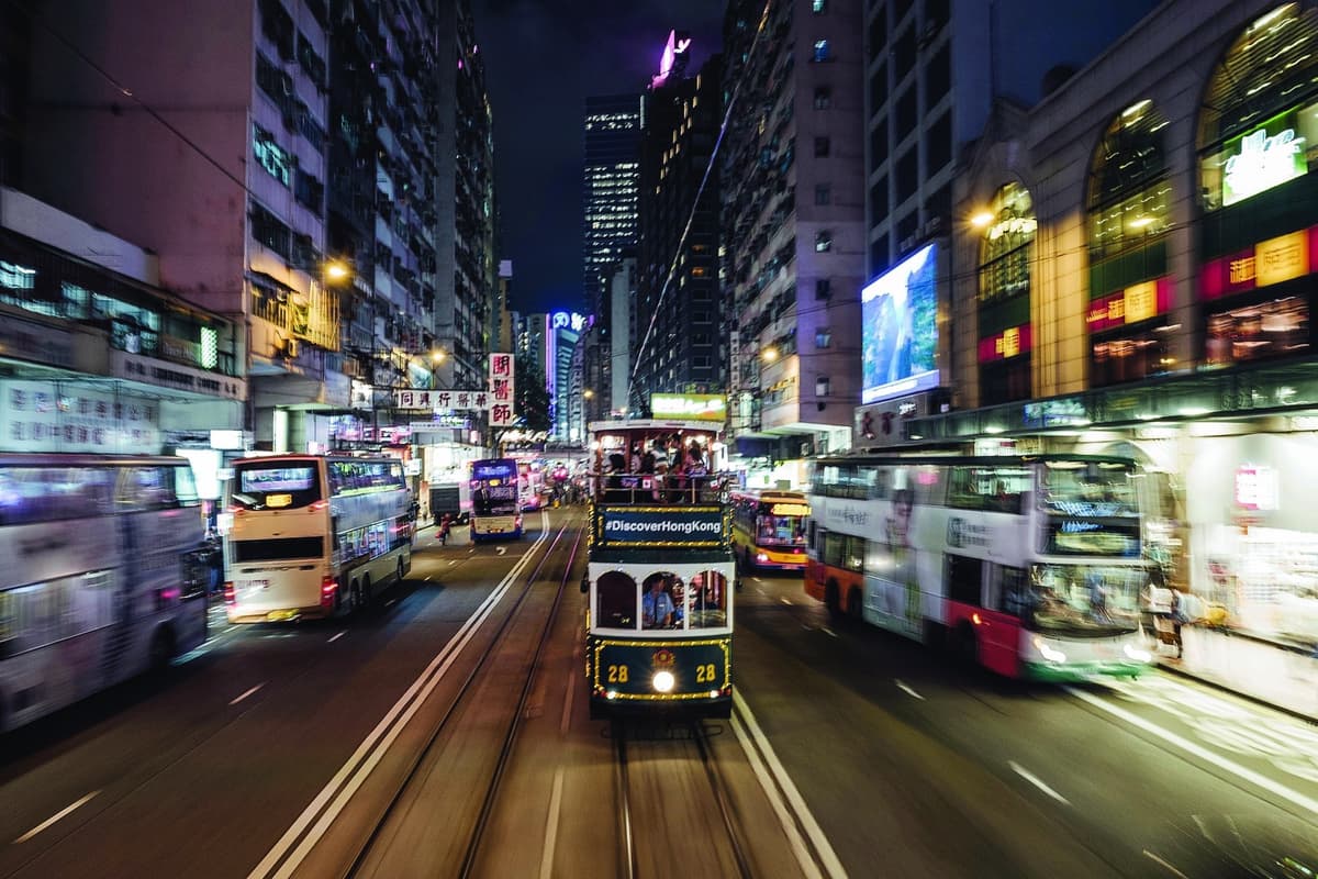 Hong Kong Sevens bar tram