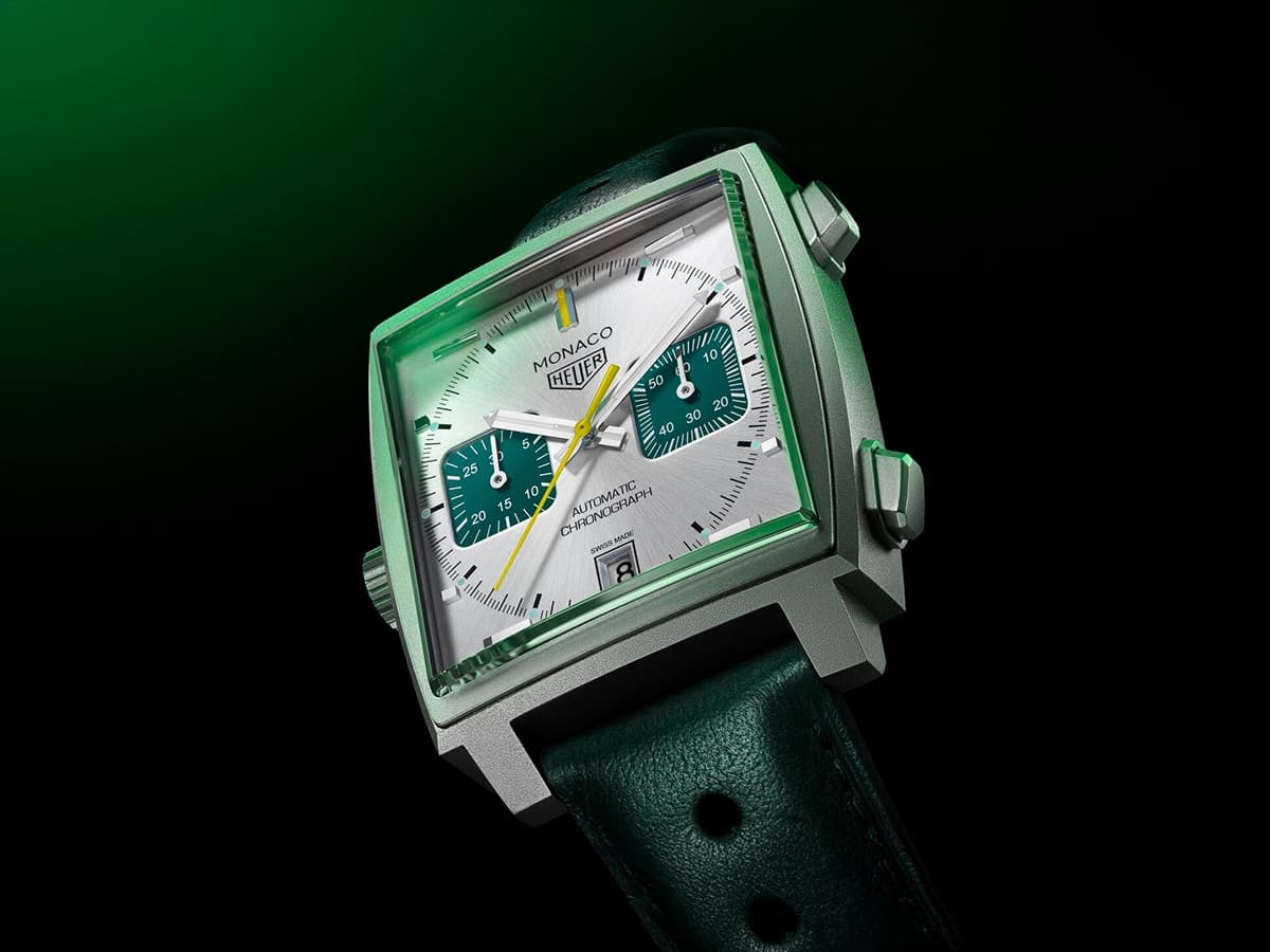 TAG Heuer Monaco Chronograph Racing Green Ref. CAW218E.FC6565 | Image: Supplied