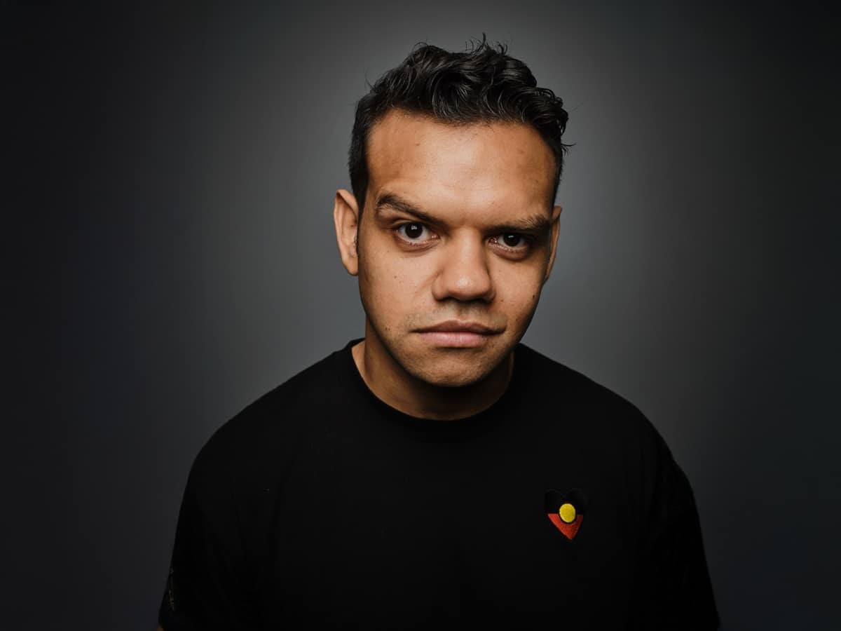 'The Moogai' actor Meyne Wyatt discussing his latest Australian horror movie | Image: CinefestOz