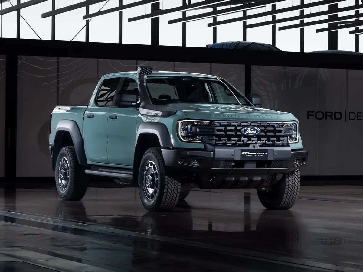 2026 ford ranger super duty front three quarter