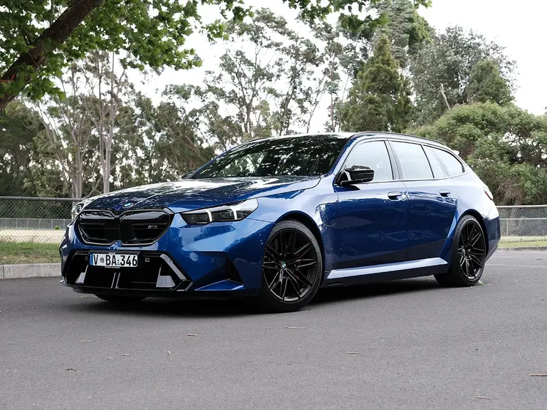 2025 bmw m5 touring review front on feature