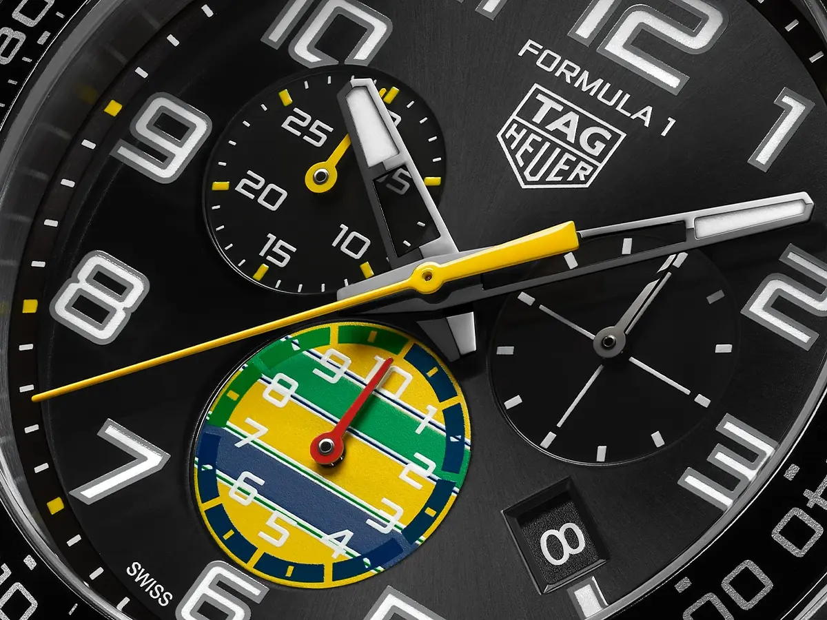 TAG Heuer Formula 1 Chronograph x Senna 43mm | Image: TAG Heuer