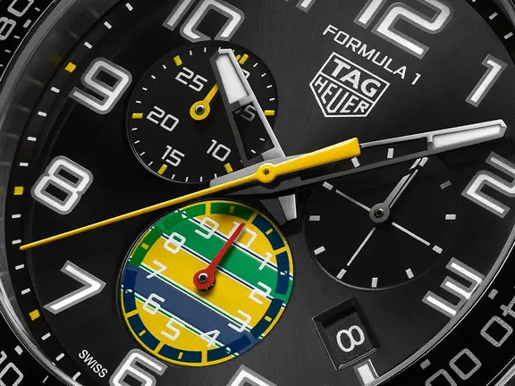 TAG Heuer Formula 1 Chronograph x Senna 43mm | Image: TAG Heuer