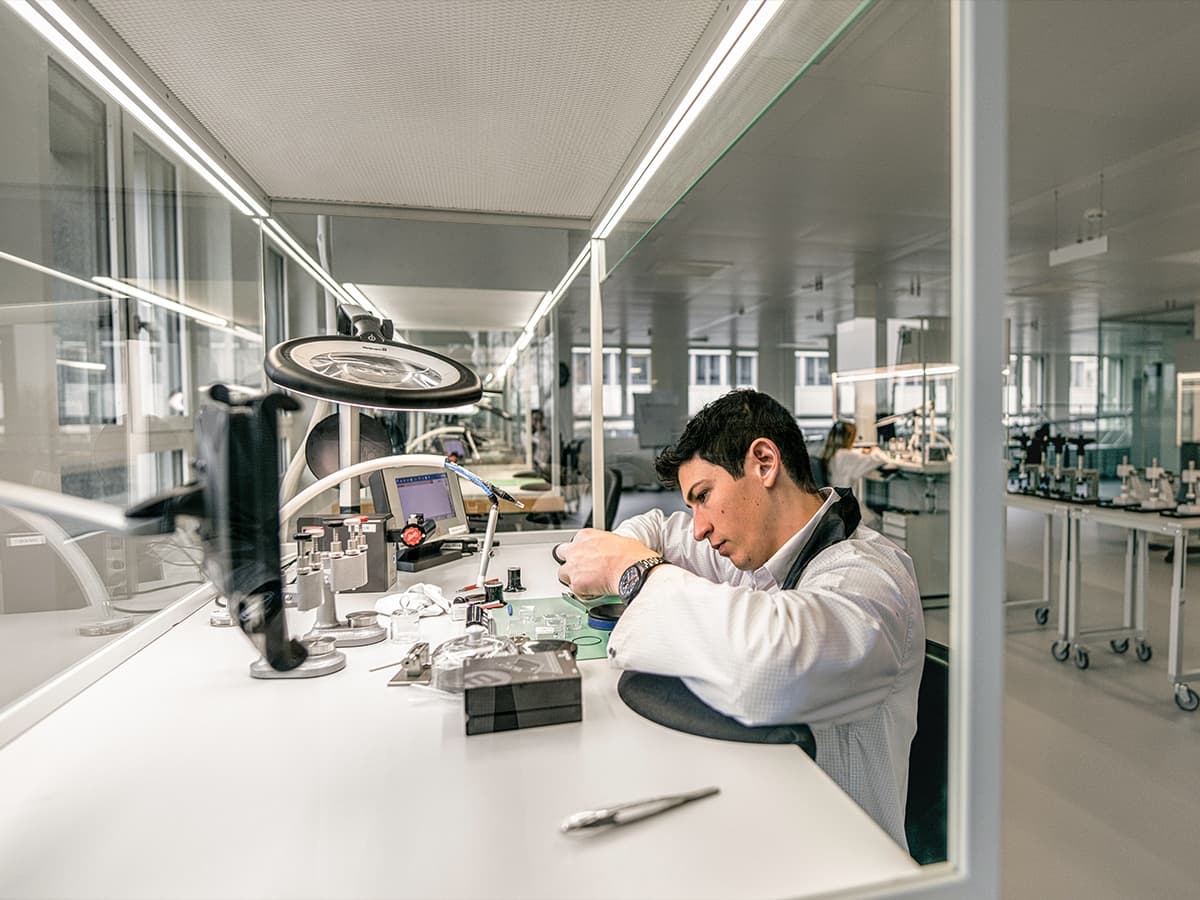 Porsche design's new watch manufactory in grenchen inside 11